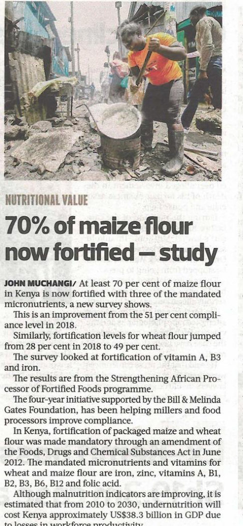 25 media stories from a food-fortification close-out workshop: photo 6 of 6